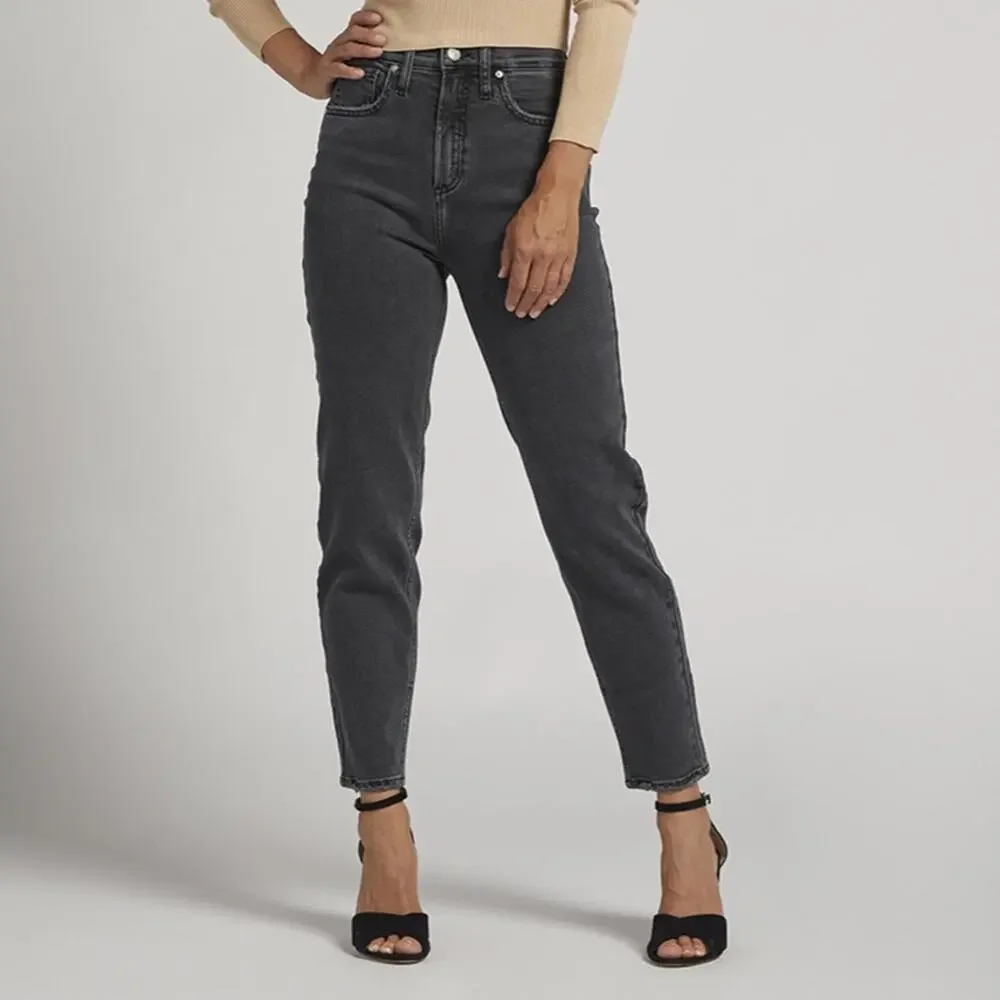 NWT Silver Jeans black Highly Desirable slim straight jeans, 20W